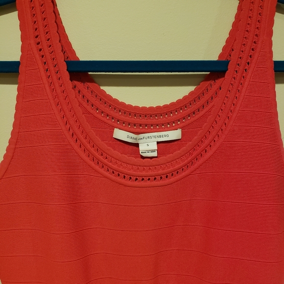 Diane Von Furstenburg Red Dress size small - Picture 4 of 7